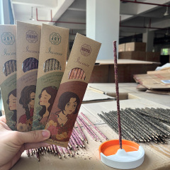 Douyin アルゼンチン線香スティック ペルー聖木 シダ セージ ローズ キンモクセイ 屋内アロマセラピー 手こすりスティック