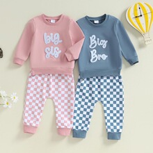 U 37121 Sibling Embroidered Sweatshirt Set �ֵܽ�������