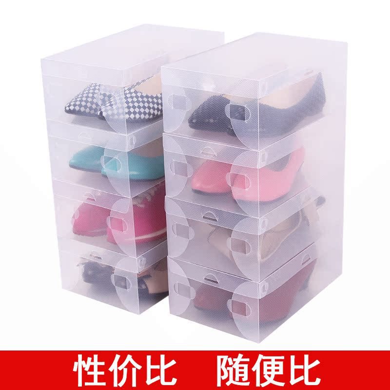 * Single Shoe Box Storage Box Transparent Shoe Cabinet Drawer-Type Plastic Flip-Top Shoe Storage Artifact Pull-Out Fengzhihe