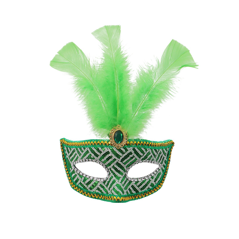 Halloween máscara de plumas de sequillas de carnaval fiesta de mascaras de navidad máscara de encaje sexy para mujeres TK