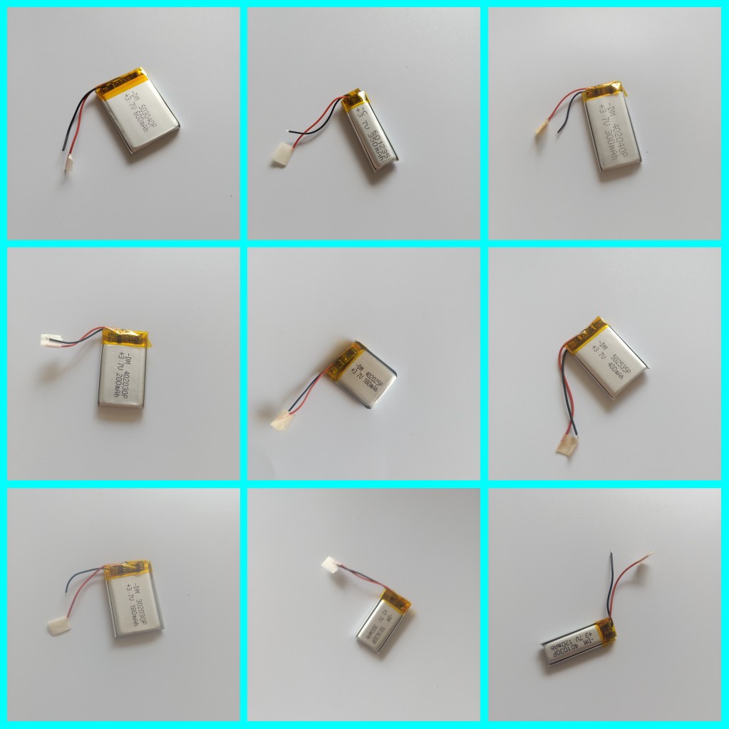 小聚合物3.7v锂电池电芯大容量可充电无线蓝牙耳机行车记录仪通用