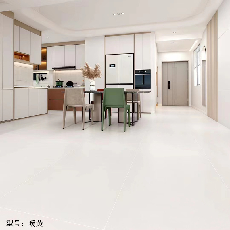 广东佛山肌肤釉微水泥瓷砖750x1500奶白地砖奶油素色砖客厅柔光砖-阿里巴巴
