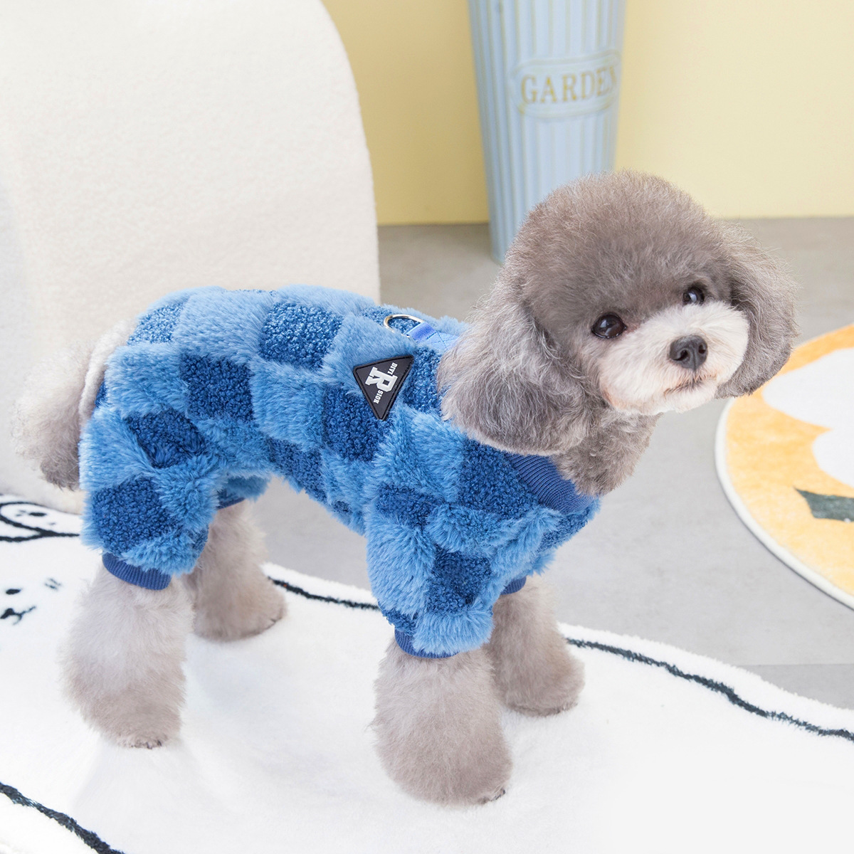 Ropa de perro mascota ropa de terciopelo de cuatro patas para mascotas ropa de perro para mascotas Otoño e Invierno nueva ropa de terciopelo de cuatro patas estándar 23R