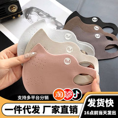 胶原蛋白保暖口罩M标女秋冬高颜值立体护眼角防风防寒骑行面罩男
