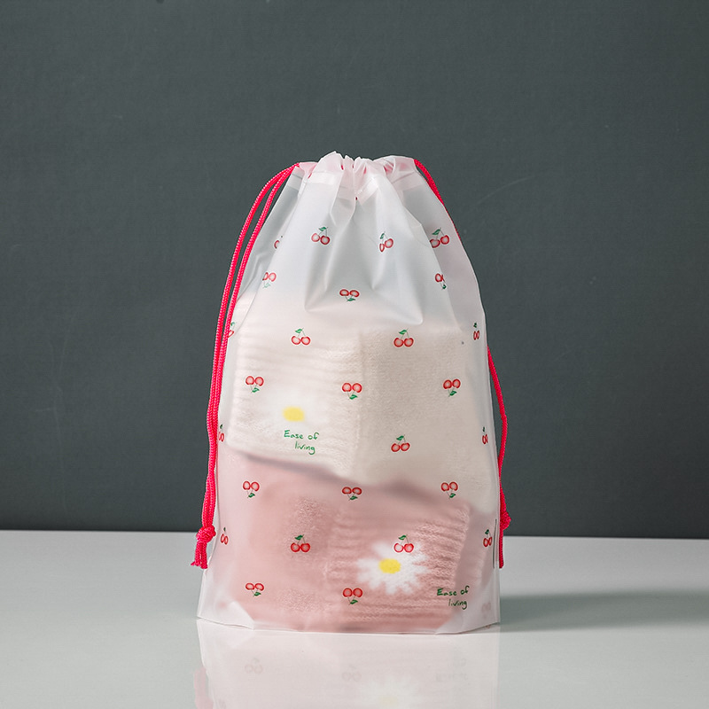Unicornio helado bolsa de cordón toalla calcetines bolsa de embalaje de plástico PE engrosada bolsa de cordón ropa interior embalaje bolsa de cordón