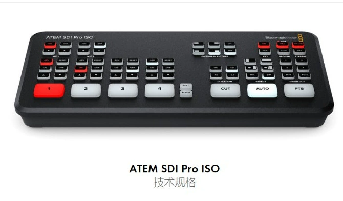 Руководство по Blackmagic Design BMD Quad-Channel SDI Switcher ATEM SDI Pro ISO