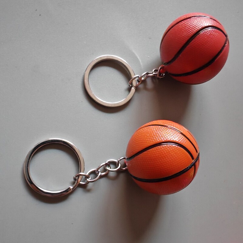 Simulated Basketball Keychain, Mini Basketball Pendant, Sports Game Sneakers, Clothing Accessories, Fan Souvenirs