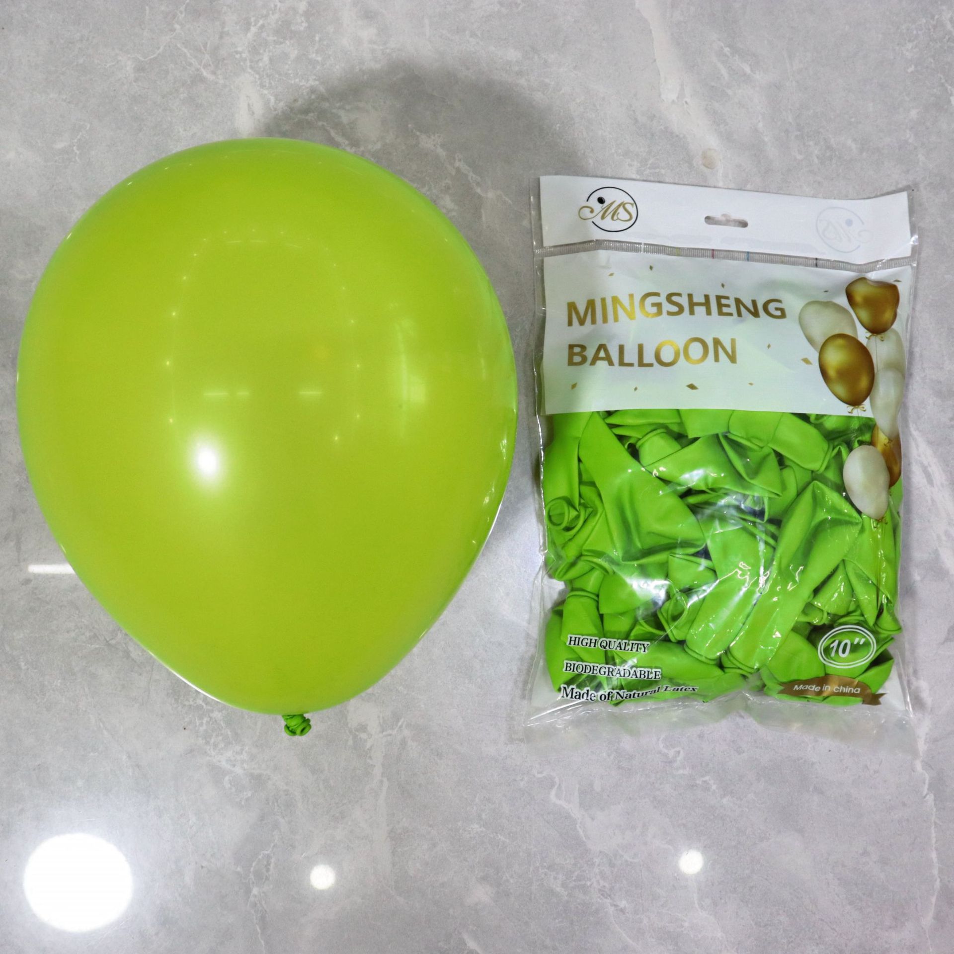 Venta al por mayor de 10 pulgadas 2,2G globo de látex engrosado visita a los Estados Unidos mate redondo cumpleaños fiesta suministros decoración Matt globo