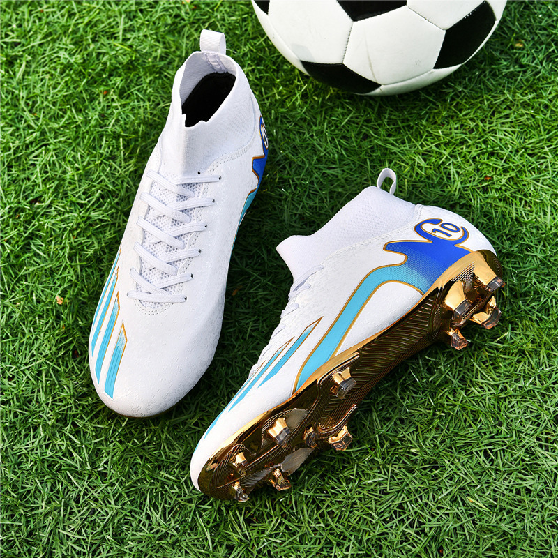 Neue hohe Hallenfußballschuhe mit langen Spikes für Wettkampf und Training, Outdoor-Sportschuhe, Cross-Border_voghion.com