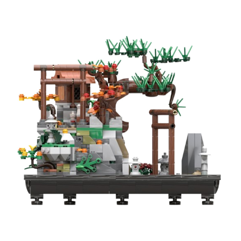 Modèle de plante arbre en blocs de construction à assembler_voghion.com