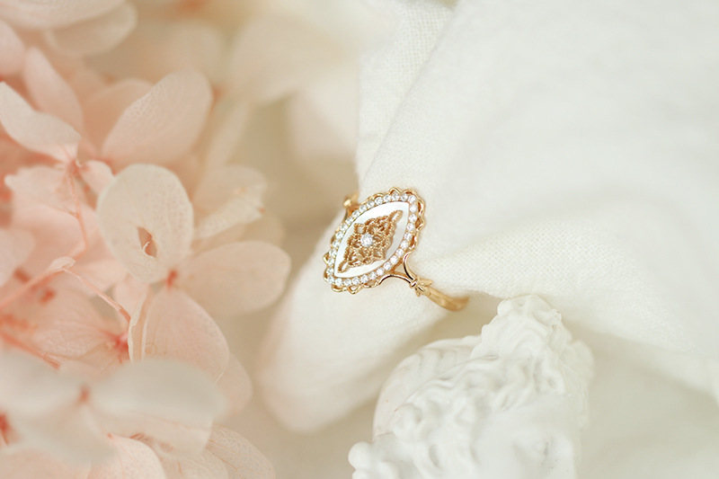 Rings Classification 925 Sterling Silver Shell Zircon Geometric Rings 925 Sterling Silver Rings