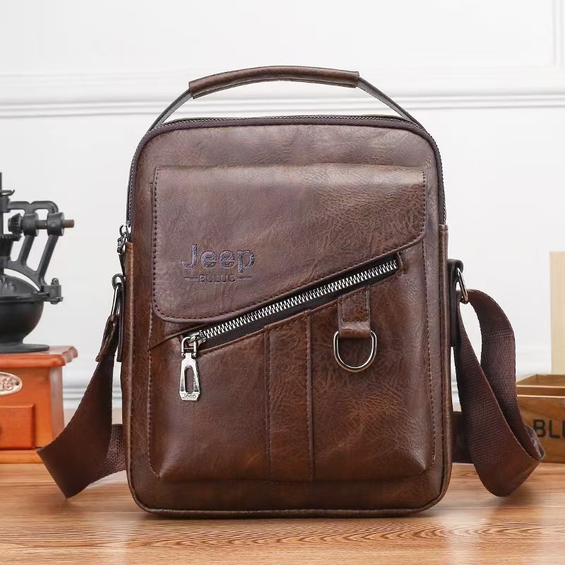 2026 New Men's Shoulder Bag Business Casual Vertical Crossbody Bag PU Soft Leather Handbag Business Briefcase 2026 New Men's Shoulder Bag Business Casual Vertical Crossbody Bag PU Soft Leather Handbag Business Briefcase
