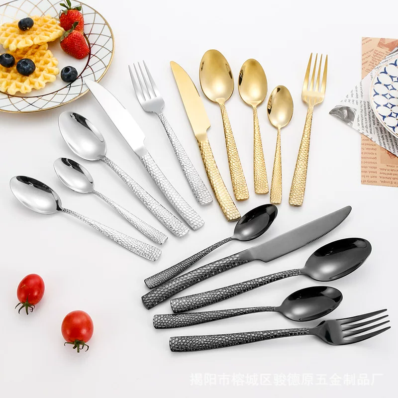 Set stainless steel, handle, tableware, for import