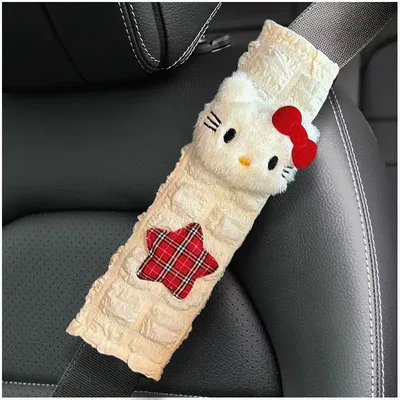 Hellokitty Car Tissue Box Car tissue box/set - puff-kitty-shoulder-pads-single-pack