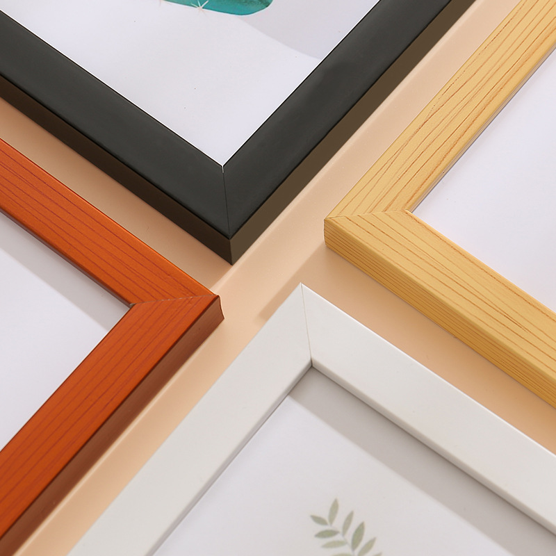 簡約擺台相框567810寸a4相框多色彩木質相框影樓攝影禮品掛牆相框