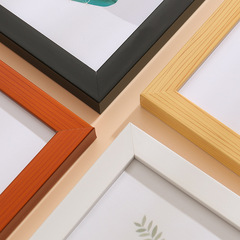 簡約擺台相框567810寸a4相框多色彩木質相框影樓攝影禮品掛牆相框