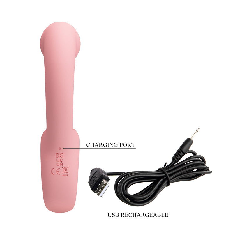 Vibrador Baile Realista com Gatilho de Dedo para Ponto G, Vibratório com Lambida de Língua, Recarregável, Produto Adulto Patila 300104_voghion.com