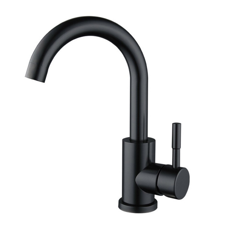 Libokang Sanitary Ware wholesale black stainless steel kitchen sink faucet, hot and cold foreign trade kitchen faucet undefined