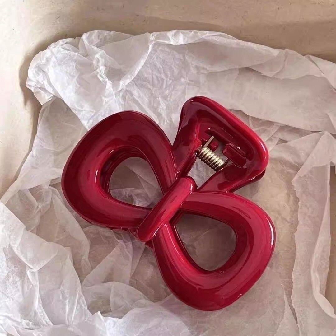 2026 nuevo clip de cabello ondulado clip de cabello de tiburón grande clip de cabello de mujer detrás de la cabeza de alta sensación clip de cabello accesorios para el cabello