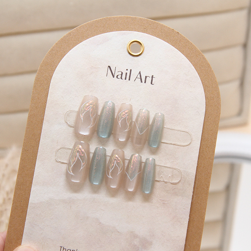 Chasing Light Cat's Eye Wearing Nail Pieces Mermaid Removable Nail Pieces Cat's Eye Nail Pieces Clear Nail Pieces Size Chasing Light Cat's Eye Wearing Nail Pieces Mermaid Removable Nail Pieces Cat's Eye Nail Pieces Clear Nail Pieces Size