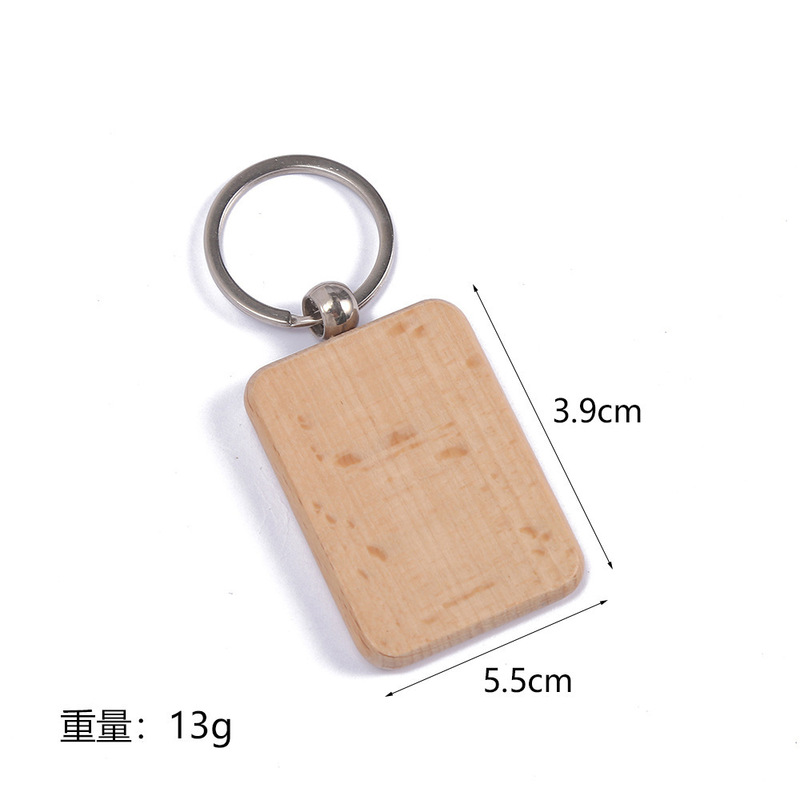 木製の木の鍵リングのケヤキの鍵は創意的なペンダントを掛けてレーザーで字を刻むことができます。|undefined