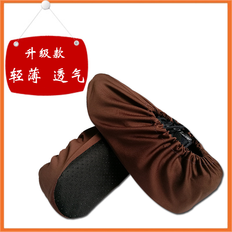 La cubierta para zapatos de tela gruesa se puede lavar repetidamente en el hogar, piso antideslizante resistente al desgaste, sala de máquinas modelo sala de máquinas, cubierta para pies de taller limpia al por mayor