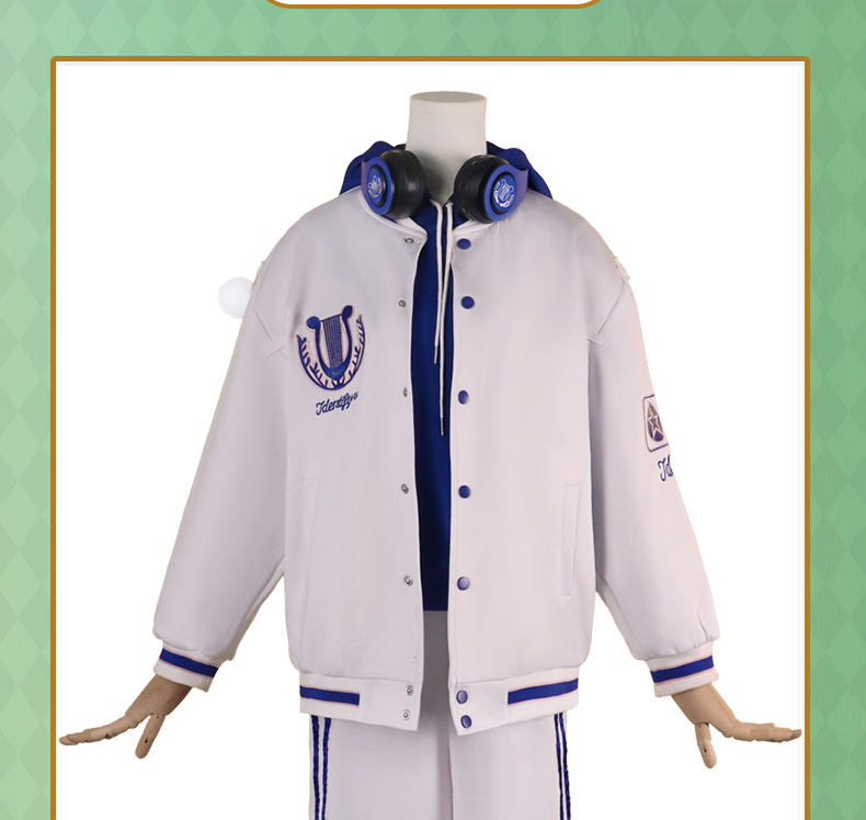 第五人格cosplay服奈布电竞cos服白色奈布OPH棒球服外套佣兵奈布-阿里巴巴