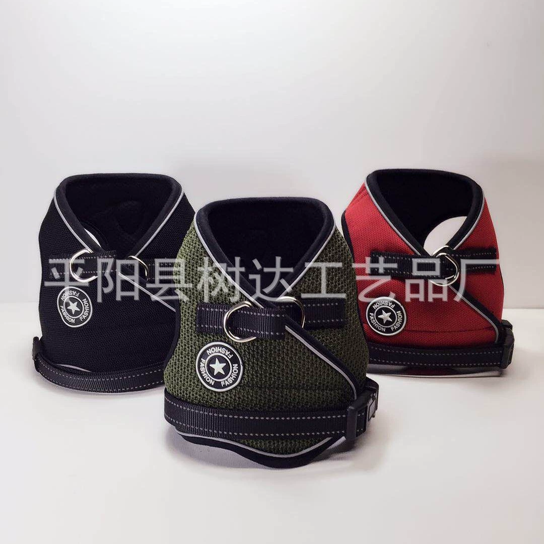 Фабрика прямые поставки жилет для домашних животных большой, средний и маленький жилет для дрессировки собак нагрудный ремень может быть подключен к тяговому поясу жилет для собак