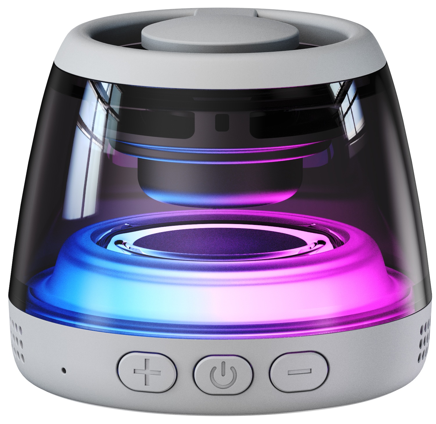 Altavoz Bluetooth magnético M2 transfronterizo Tarjeta inalámbrica Altavoz de luz ambiental Mini RBG Subwoofer Liuli Sonido Bluetooth