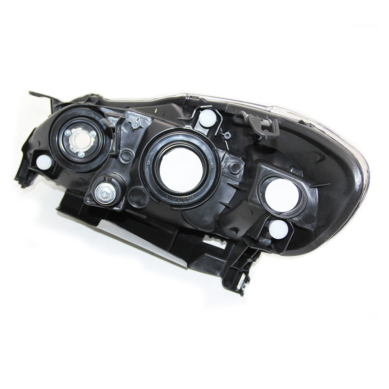 Faros Delanteros Aptos para Toyota Corolla 03-08 Versión Estadounidense, Versión Halógena Original Semi-Ensamblada con Acabado Electrochapado.