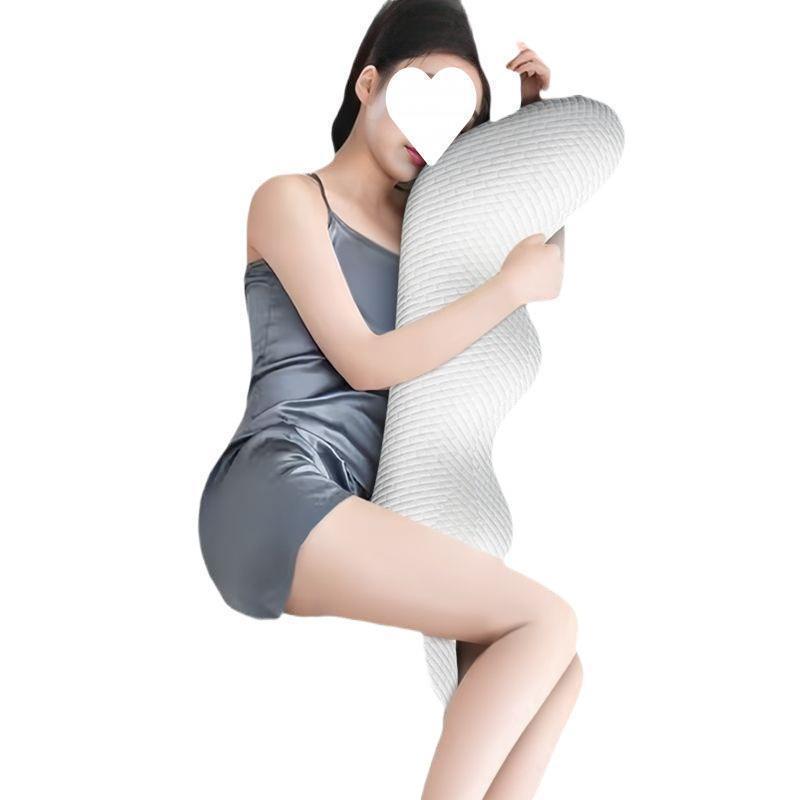 床上长条大抱枕睡觉夹腿枕可拆洗记忆棉成人女生侧睡枕男代发|undefined