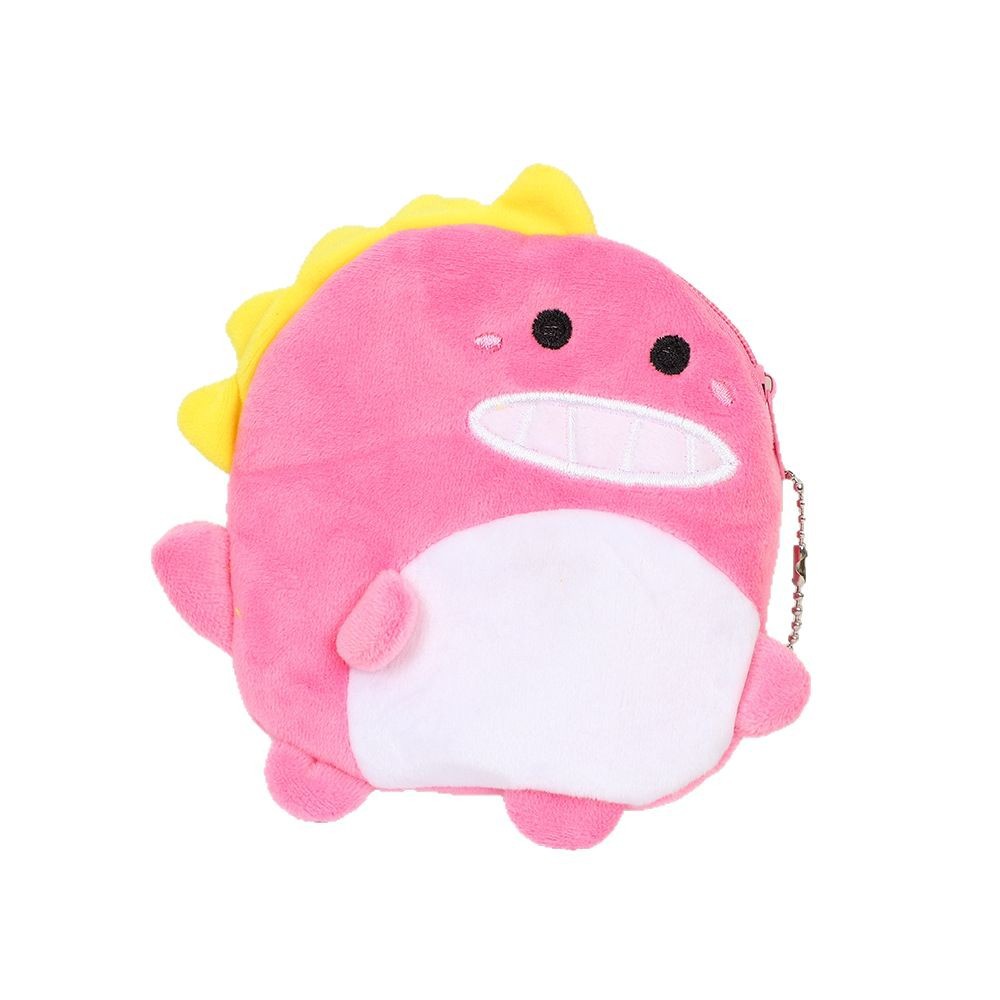 Muñecas de peluche de dibujos animados bonitos pingüinos dinosaurios bolsas de cambio bolsas escolares colgentes auriculares almacenar mini bolsas de monedas