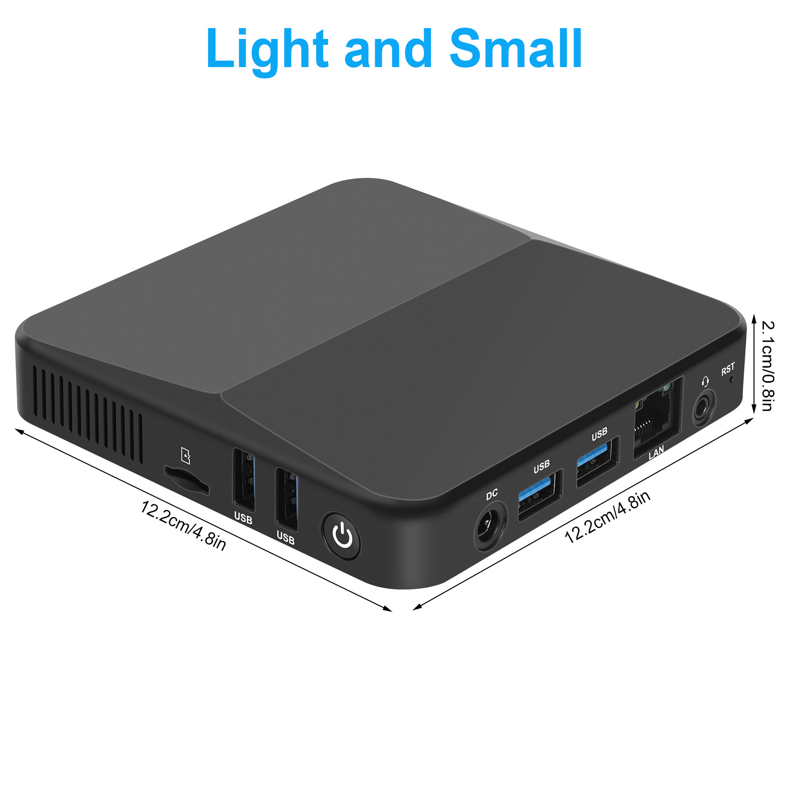 GL8 mini ordenador pequeño host J4115 memoria 8g + 64GB oficina de negocios mini host reproductor de red