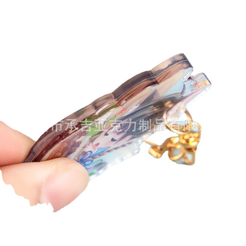 Double-sided transparent cartoon pendant