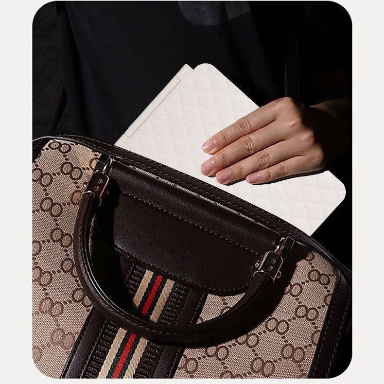 Espejo de maquillaje led con luz, escritorio de viaje plegable portátil, dormitorio, espejo para el hogar, espejo de maquillaje inteligente