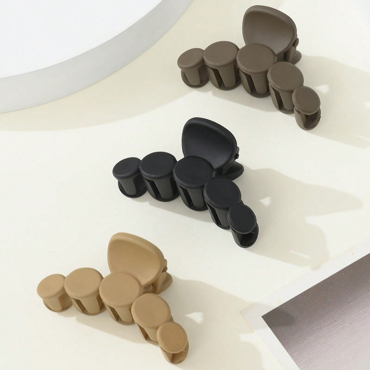 3-piezas pequeño tamaño clip helado mate niña niños mini lindo color horquilla roto pelo tiburón clip transfronterizo