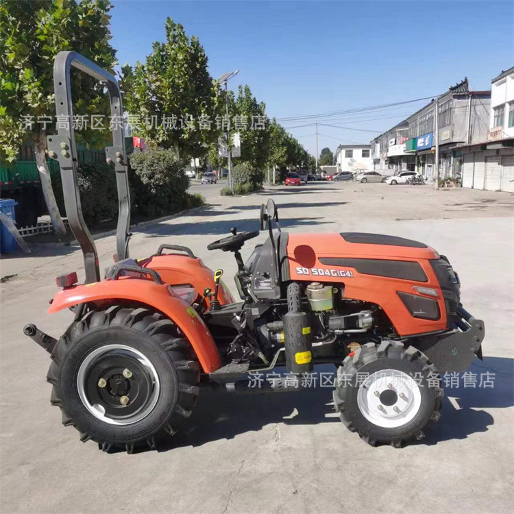 品质销售萨丁504大棚王四轮拖拉机 农用504山地丘陵果园拖拉机