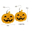 Ghost acrylic earrings, European style, halloween