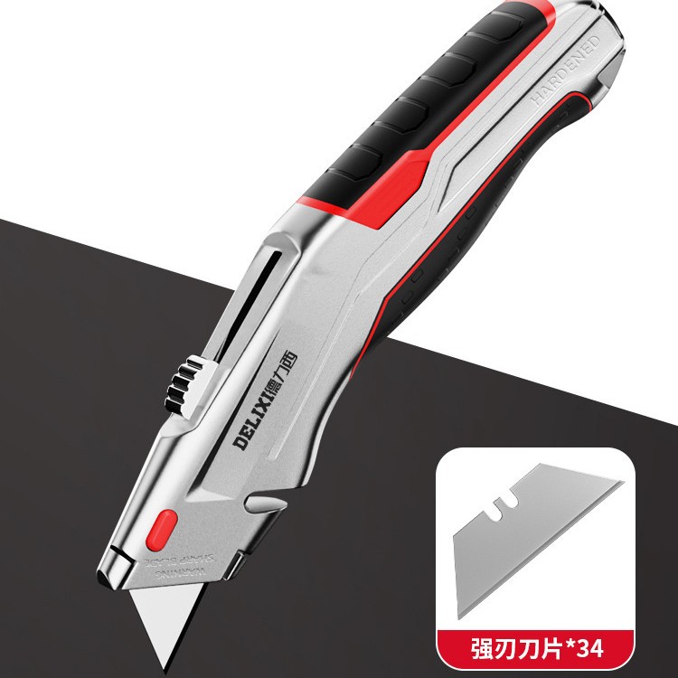 Cuchillo multiusos plegable de alta resistencia cuchillo eléctrico industrial para cables papel tapiz hoja retráctil