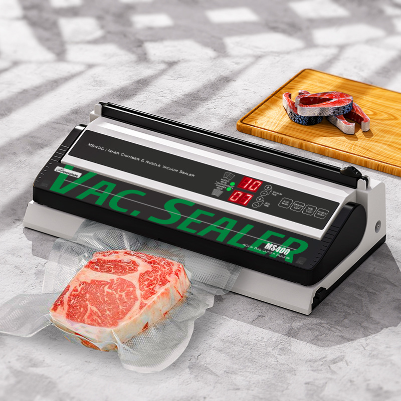 MS400中性英文版 MAGIC SEAL VACUUM SEALER FOOD 2 IN 1 MACHINE阿里巴巴