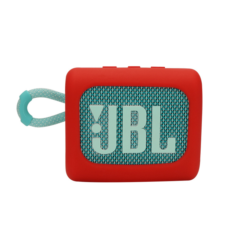 Bolsa de almacenamiento de altavoz aplicable GO3 caja de almacenamiento de silicona bolsa portátil JBL go3 funda protectora bolsa de almacenamiento de audio