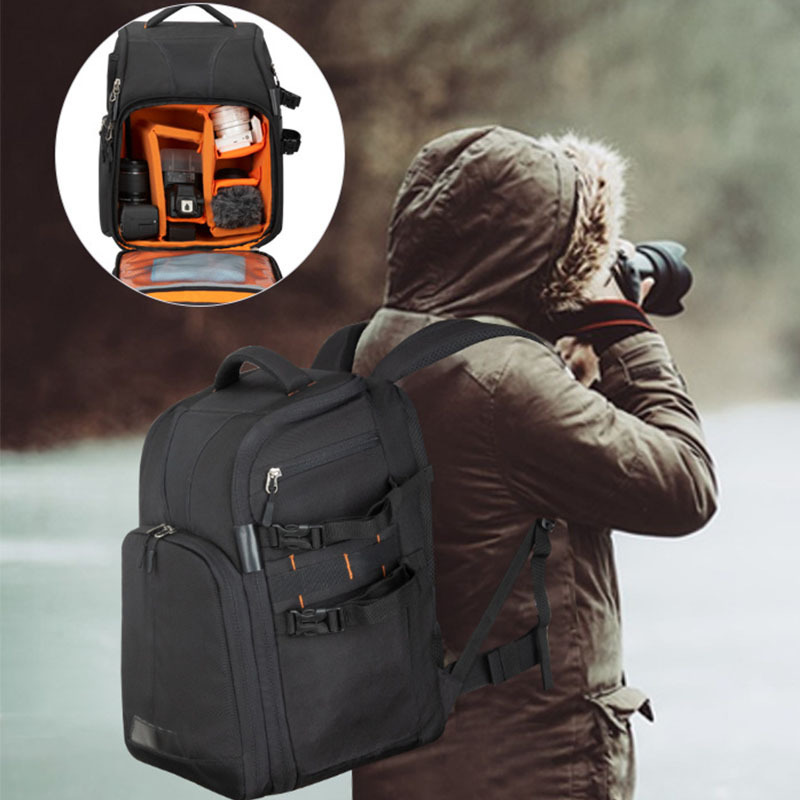 Manufacturer Customized Large-Capacity Outdoor Camera Bag for Filming, Outdoor Wedding Photography Dslr Camera Bag