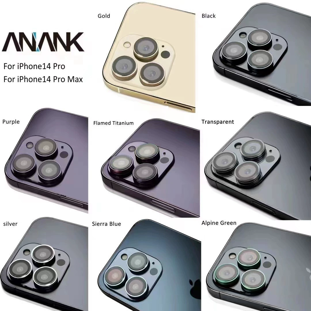 ANANK Apple, совместим с iPhone16, очки, объектив pro, сапфировый прозрачный чехол, защитный для мобильного телефона