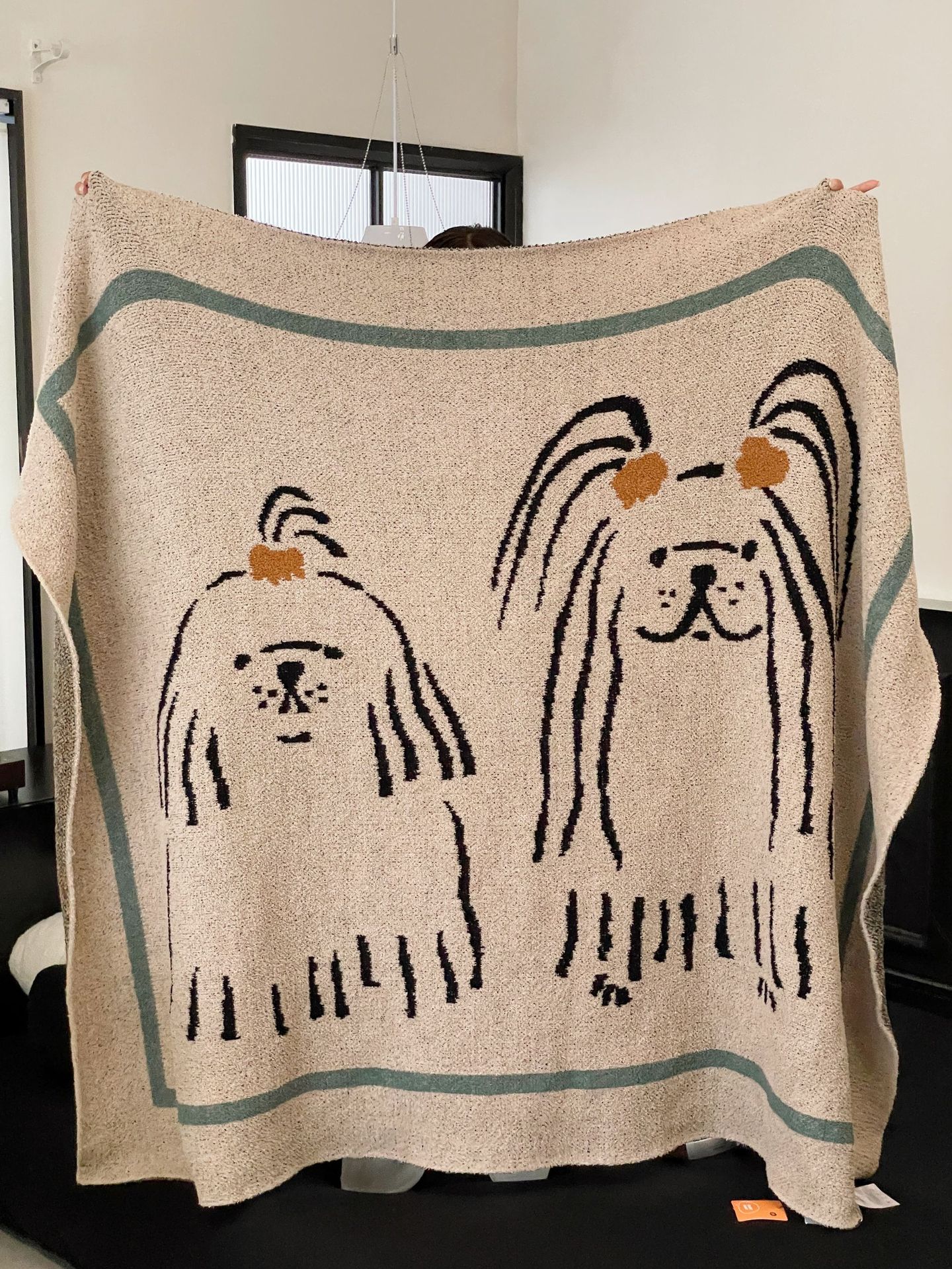 Style Export Foreign Trade Multifunctional Half-edge Knitted Blanket Cartoon Office Lunch Break Blanket