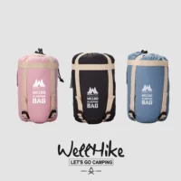 ☺ WELLHIKE Мини-легкий спальный мешок, тонкий портативный грязеотталкивающий уличный кемпинг, офисный сон