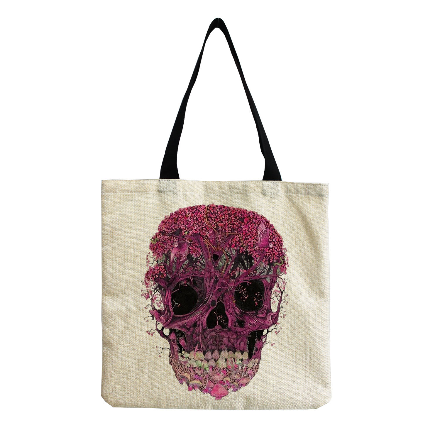 Unisex Casual Punk Skull Shopping Bags display picture 4