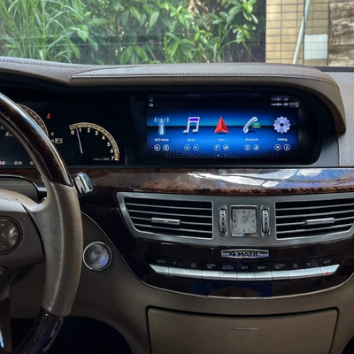 Suitable for W211 Mercedes-Benz S-Class 05-12 models, Android large-screen car central control GPS navigation, wireless (Car display)