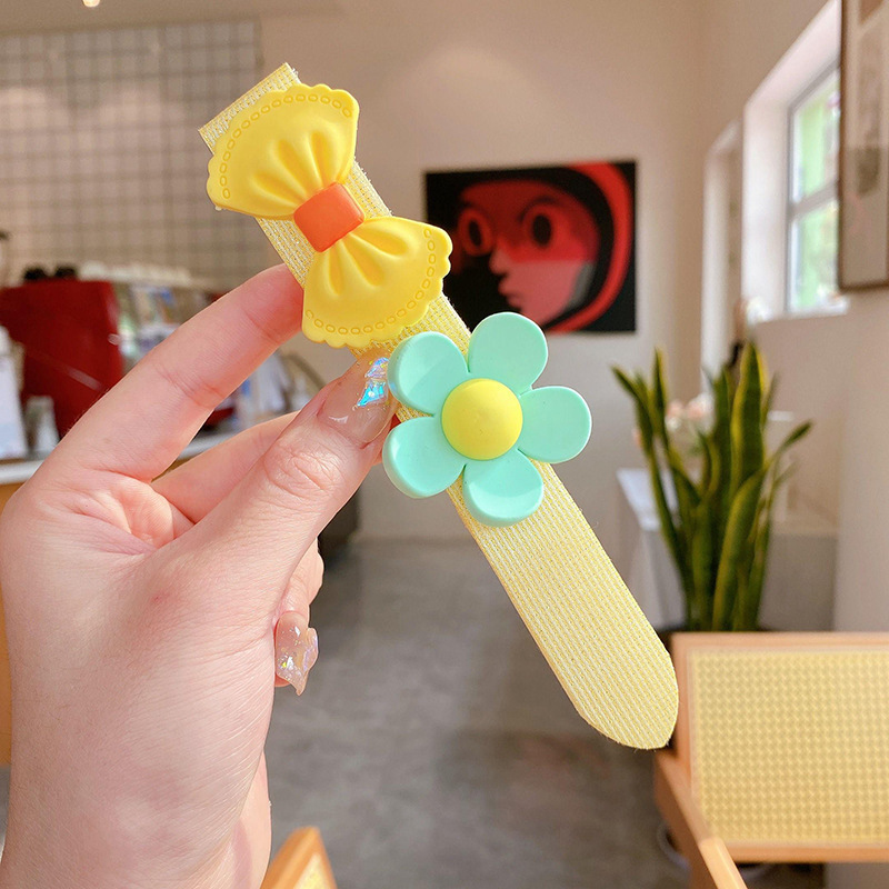 Pelo roto para niños Velcro diadema niña estrella Delu flequillo pegatinas pelo roto artefacto bebé diadema accesorios para el cabello