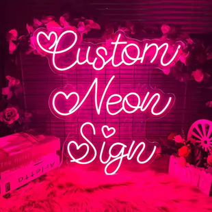 European and American Neon Sign Letters, Acrylic Signboards, Advertising Production, Background Wall Decoration Lights, Luminous Characters, High Brightness, Full Color
