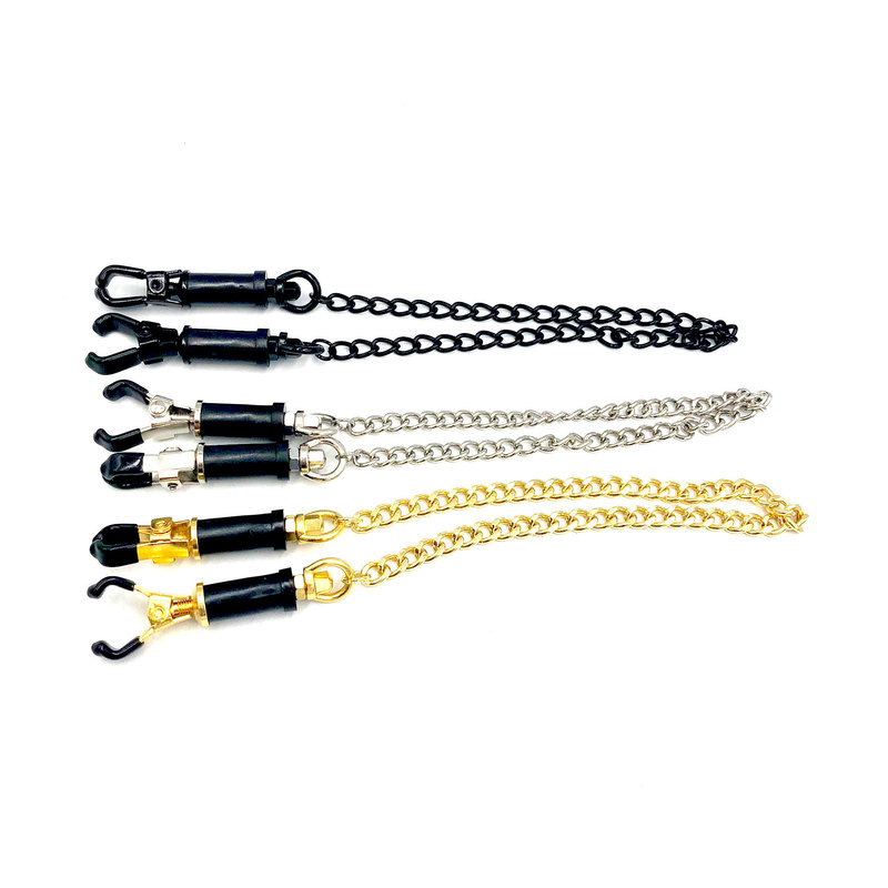 Milk clip nipple stimulation tease massager men's and women's passion chain sex products flirt temptation square sex toys